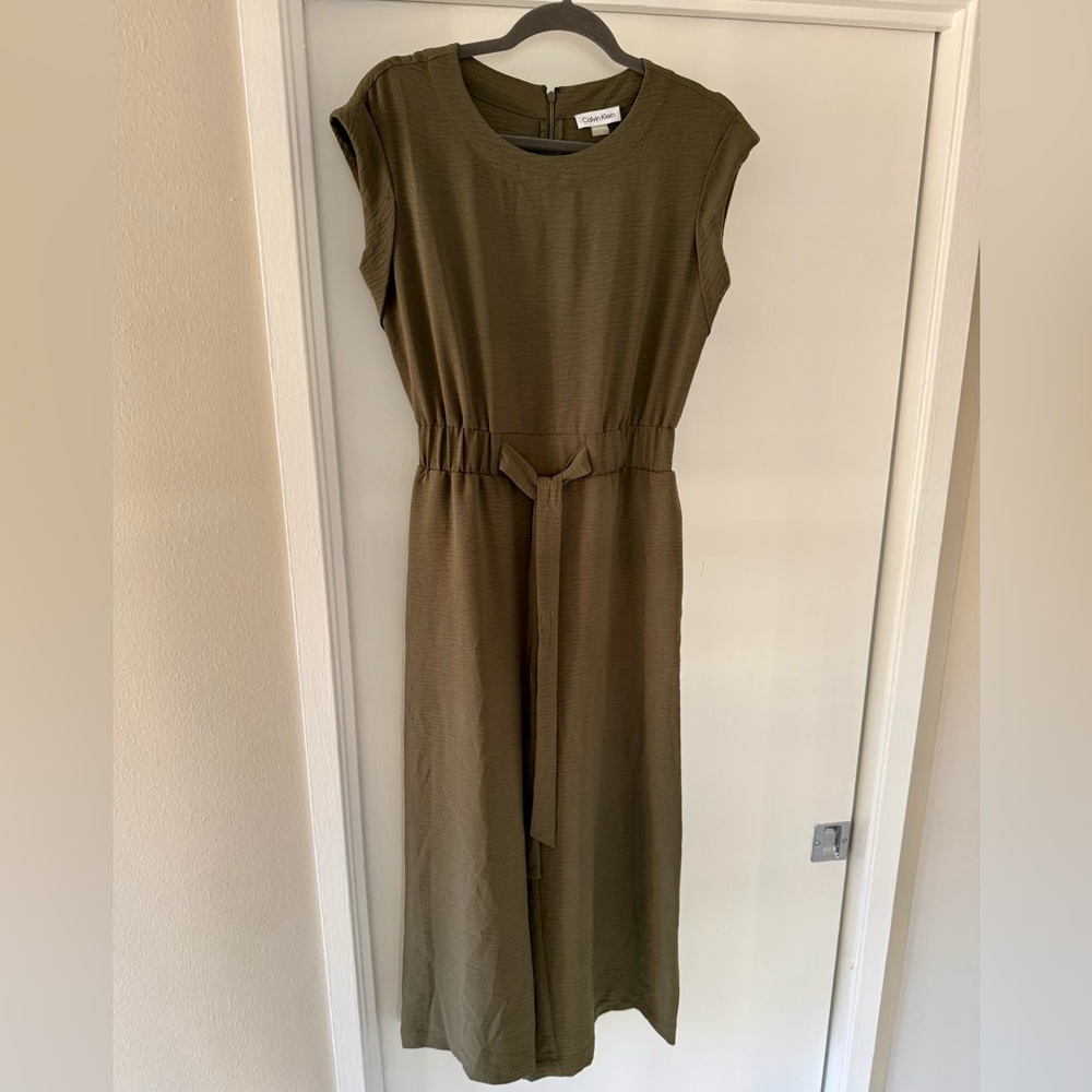Calvin Klein Olive Jumpsuit